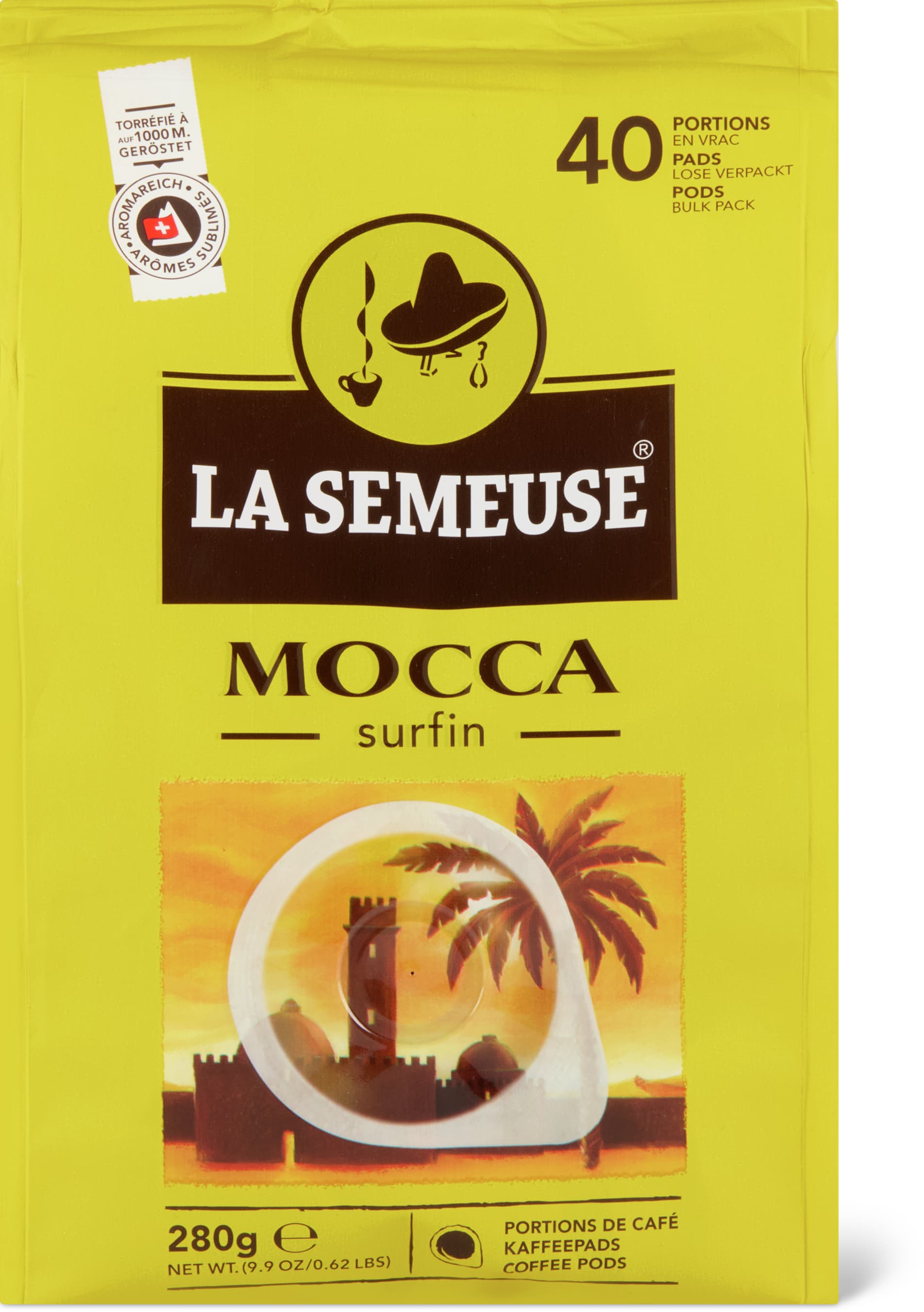 La Semeuse Mocca Surfin 40 Kaffeepads 44mm